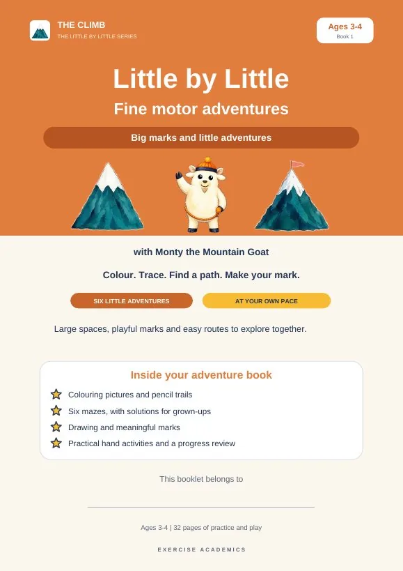 Little by Little: Fine motor adventures cover